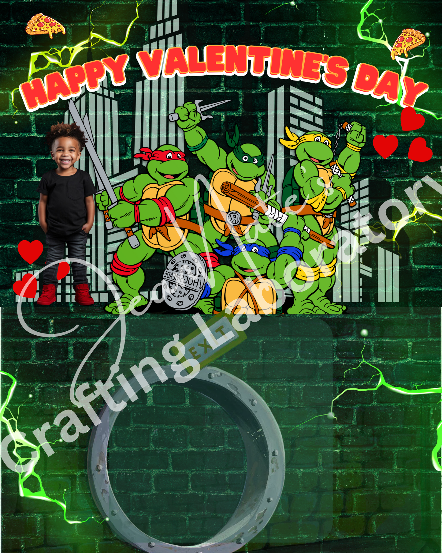 Digital Kids Valentine’s Card Bundle – 9 Fun Designs