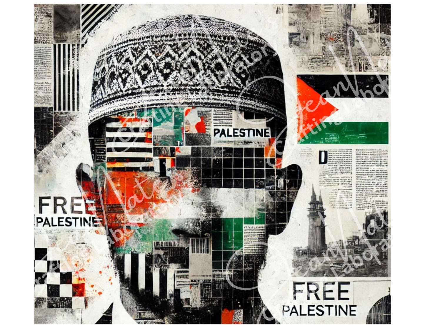 "Free Palestine" 20 oz Tumbler