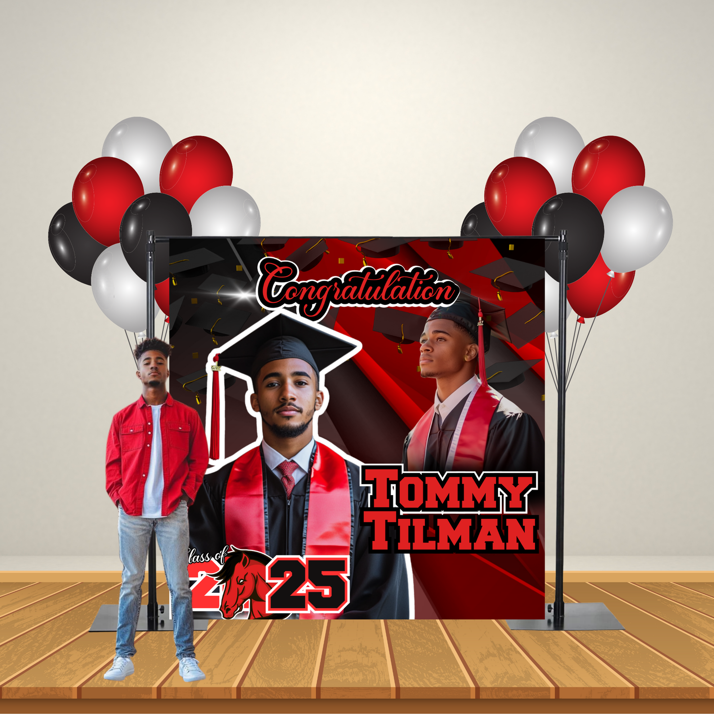 GRAD BACK DROP DESIGN & MOCKUP COLLECTION