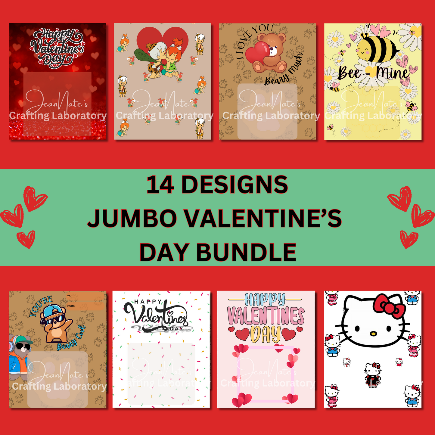 Valentine's Day Card Design Mega Bundle - Digital