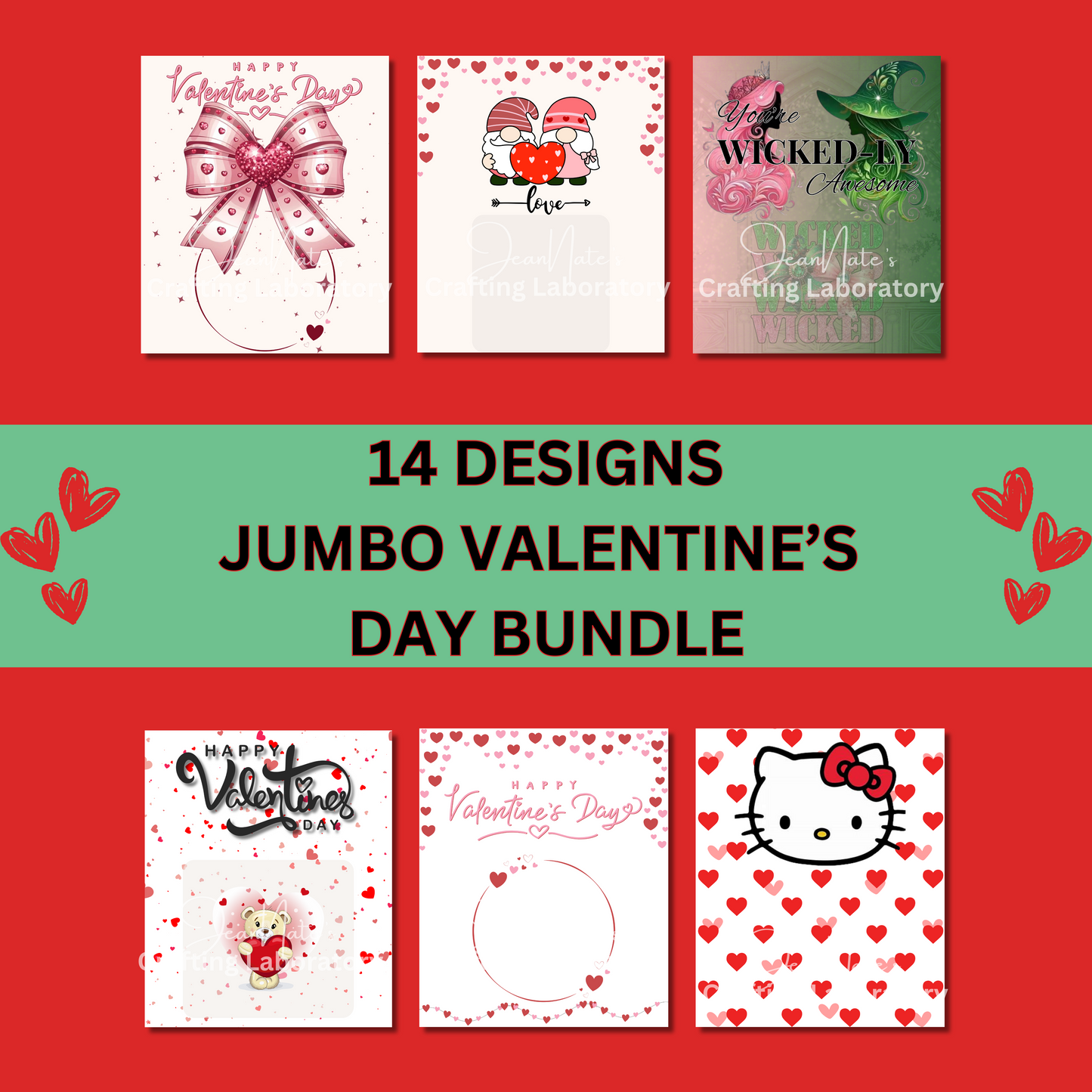 Valentine's Day Card Design Mega Bundle - Digital