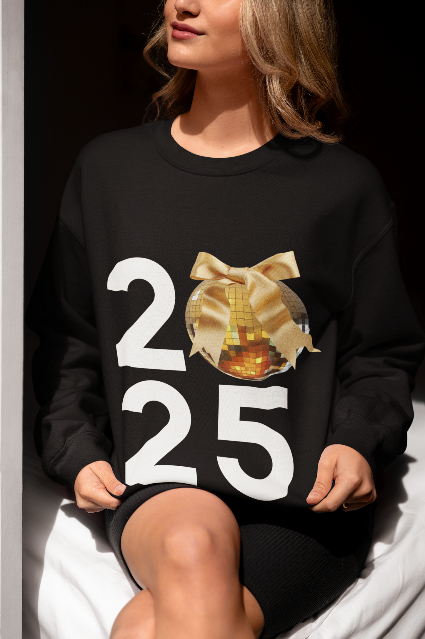 New Year 2025 Gold Sweater